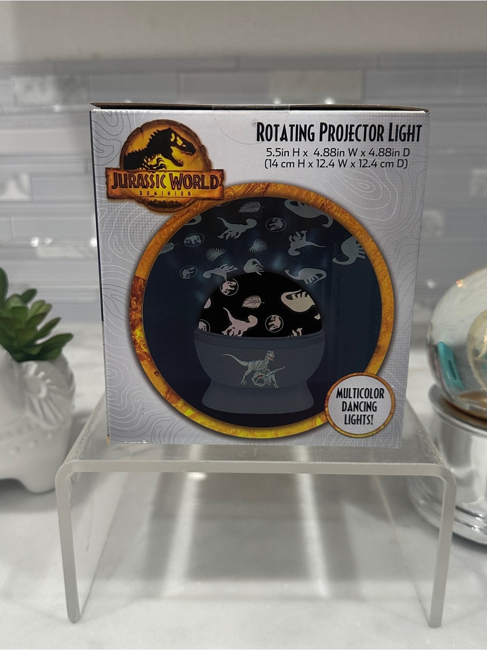Jurassic World Dominion Rotating Projector Light | Multicolor Dancing Lights